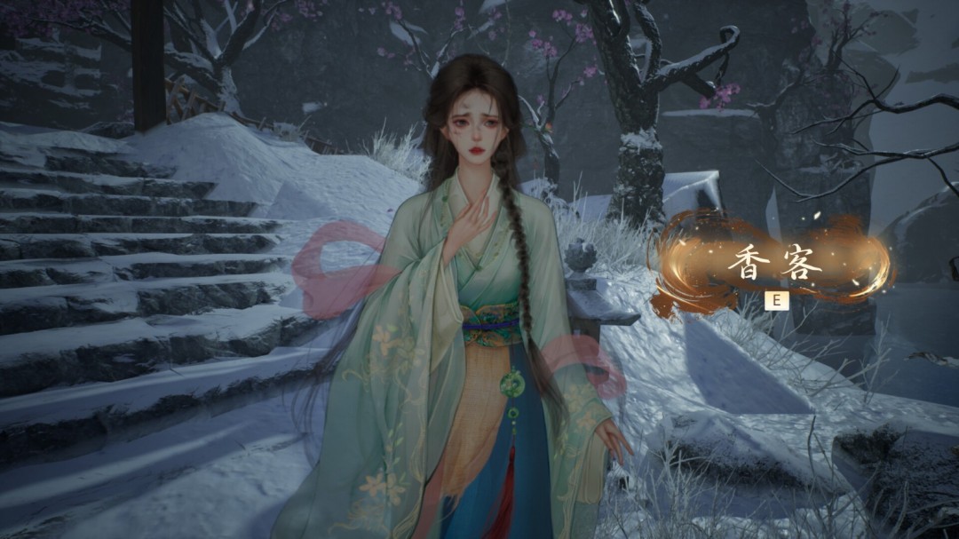 国产古风游戏《火起雪中寺》发售 有美女姐姐哟