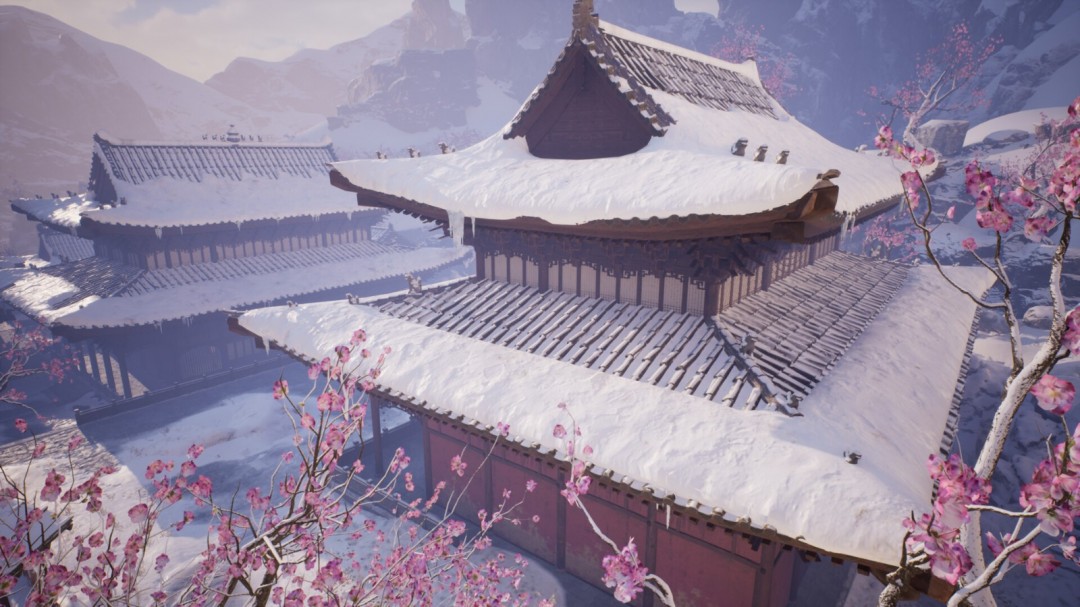 国产古风游戏《火起雪中寺》发售 有美女姐姐哟