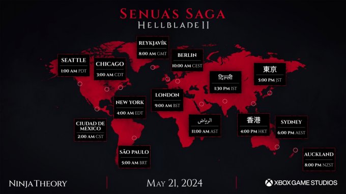 《地狱之刃2》全球解锁时间公布 首发同步加入XGP