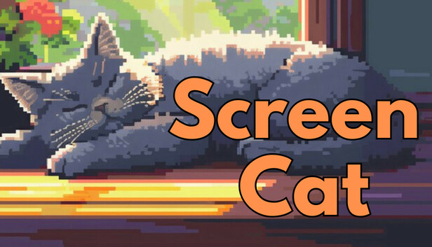 桌面宠物游戏《屏幕上的猫（Screen Cat）》现已正式推出