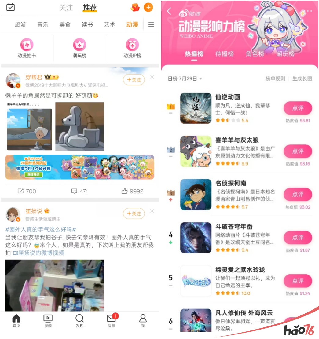 潮玩消费闭环落地：微博动漫影响力榜单可直接跳转“IP”周边商城